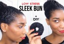 Sleek Bun w/Minimum Stress + DIY Satin Lined Hair Donut